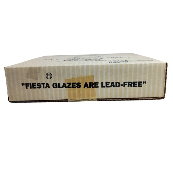 Fiesta Dinnerware Homer Laughlin Black Pie Baker #487 10 1/8" USA Original Box - Picture 10 of 10